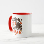 Fußball ist mein Lieblingslied Tasse (Vorderseite Links)