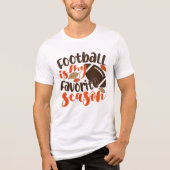 Fußball ist mein Lieblingslied Tri-Blend Shirt (Vorderseite)