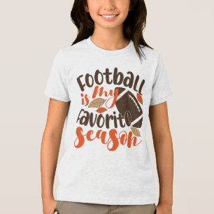 Fußball ist mein Lieblingslied Tri-Blend Shirt