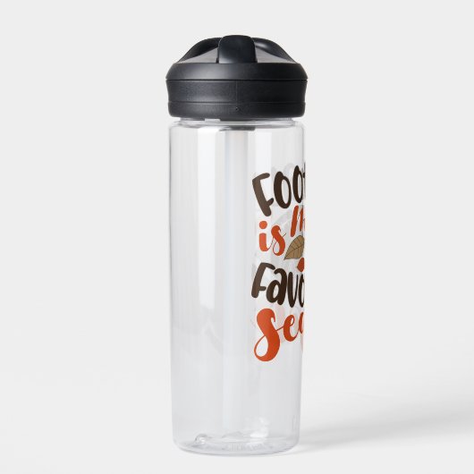 Fußball ist mein Lieblingslied Trinkflasche (Vorderseite)