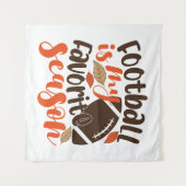 Fußball ist mein Lieblingslied Wandteppich (Vorderseite (Horizontal))