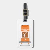 Fußball ist mein Medikament Gepäckanhänger (Vorderseite vertikal)