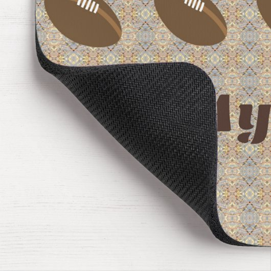 Fußball ist mein Spiel mit Fußball Mousepad (Ecke)