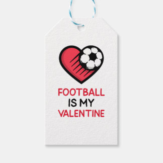 Fußball ist mein Valentin - Fußball - Herz Geschenkanhänger