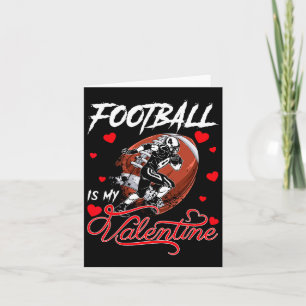 Fußball ist mein Valentiner Fußballball Herz Valen Karte