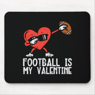 Fußball Ist Mein Valentinstag Herz Dab Jungen Kind Mousepad