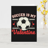 Fußball Ist Mein Valentinstag Karte (Gelbe Blume)
