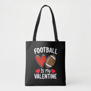 Fußball ist mein Valentinstag-Sport Tasche