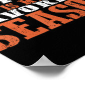 Fußball ist meine Lieblingssaison Poster (Ecke)