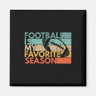 Fußball ist meine Lieblingssaison Vintager Retro-F Magnet