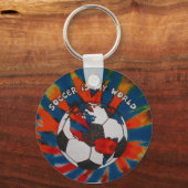 Fußball ist meine Welt Schlüsselanhänger (Vorderseite)