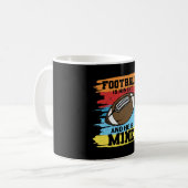 FUSSBALL IST SEIN LEBEN, UND ER IST MEIN GLAUF KAFFEETASSE (Vorderseite Links)