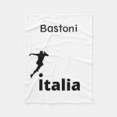 Fußball Italien, anpassbar Fleecedecke (Vorderseite)