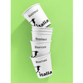 Fußball Italien, anpassbar Pappbecher