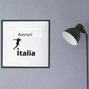 Fußball Italien, anpassbar Poster
