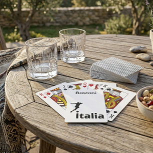 Fußball Italien, anpassbar Spielkarten