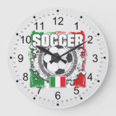 Fußball Italien Große Wanduhr (Vorderseite)