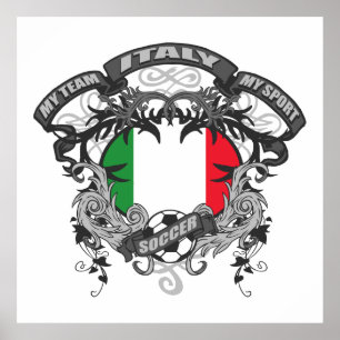 Fußball Italien Poster