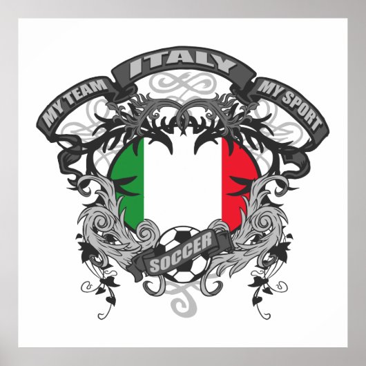 Fußball Italien Poster (Vorne)