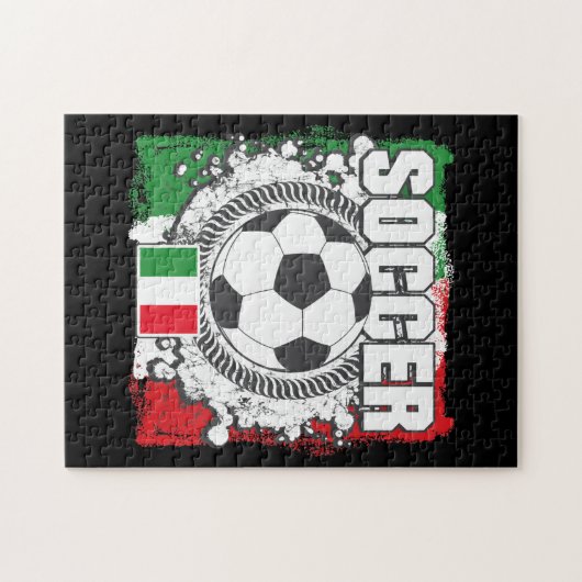 Fußball Italien Puzzle (Horizontal)