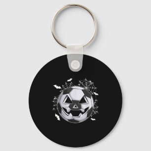 Fußball Jack O Lantern Kürbis Gesicht Halloween Ko Schlüsselanhänger