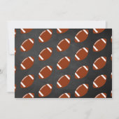 Fußball jedes Alters Geburtstags Foto Dankeskarte (Rückseite)