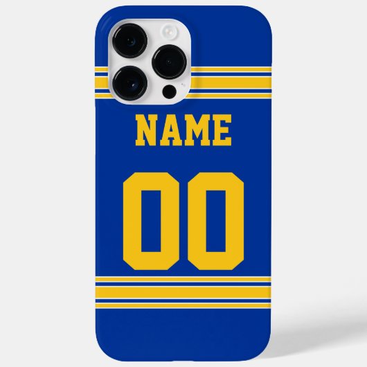 Fußball Jersey mit Fläche zum Anpassen Case-Mate iPhone Hülle (Rückseite)