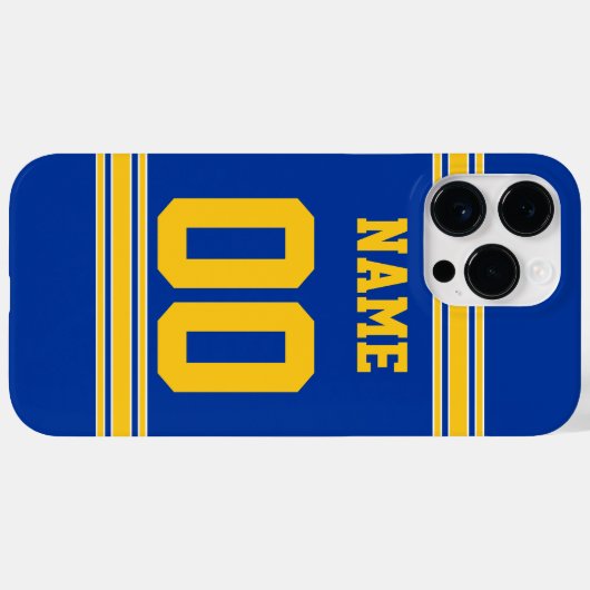 Fußball Jersey mit Fläche zum Anpassen Case-Mate iPhone Hülle (Rückseite (Horizontal))