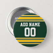 Fußball Jersey mit Individuelle Name Nummer Button (Vorne & Hinten)