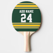 Fußball Jersey mit Individuelle Name Nummer Tischtennis Schläger (Vorderseite)