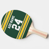 Fußball Jersey mit Individuelle Name Nummer Tischtennis Schläger (Seitenansicht)