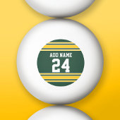 Fußball Jersey mit Individuelle Name Nummer Tischtennisball