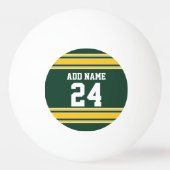 Fußball Jersey mit Individuelle Name Nummer Tischtennisball (Vorderseite)