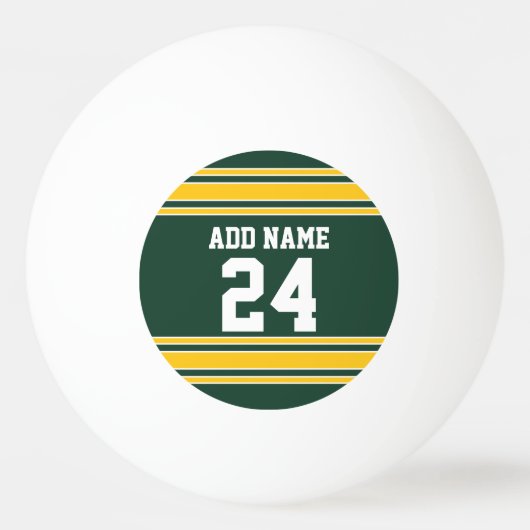 Fußball Jersey mit Individuelle Name Nummer Tischtennisball (Rückseite)