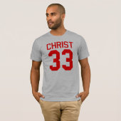 Fußball-Jersey-T - Shirt Christus #33 (Vorne ganz)