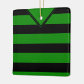 Fußball-Jersey-Vorlagendekoration, Schwarz Keramikornament (Links)