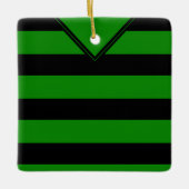 Fußball-Jersey-Vorlagendekoration, Schwarz Keramikornament (Vorderseite)