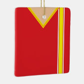 Fußball Jersey Vorlagendekoration, Streifen Keramikornament (Rechts)