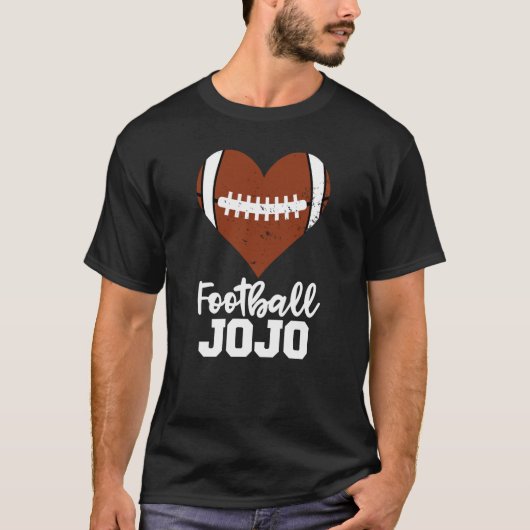 Fußball Jojo Fußball Herz Grandma Jojo T-Shirt (Vorderseite)