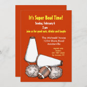 Fußball jubelt Einladung zu (Vorne/Hinten)