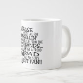 Fußball - Jumbo-Tasse (Vorderseite Rechts)