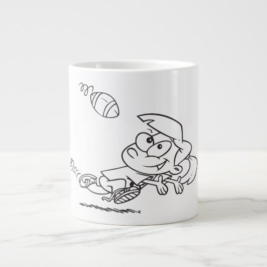 Fußball - Jumbo-Tasse (Vorderseite)