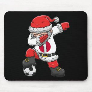 Fußball Junge Dabbing Weihnachtsmann Weihnachten J Mousepad