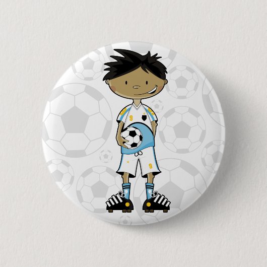 Fußball-Jungen-Abzeichen Button (Vorderseite)