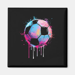 Fußball Jungen Mädchen Awesome Farbige Fußball Dri Magnet