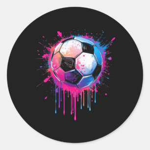 Fußball Jungen Mädchen Awesome Farbiger Fußball Dr Runder Aufkleber