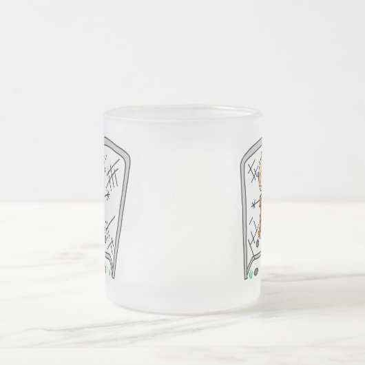 Fußball-Jungen-Tormann-T-Shirts und Geschenke Mattglastasse (Mittel)