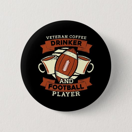 Fußball-Kaffee Button (Vorderseite)