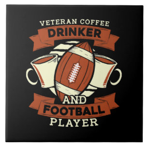 Fußball-Kaffee Fliese