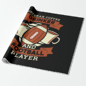Fußball-Kaffee Geschenkpapier (Ungerollt)